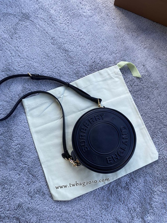 Burberry專門店新款圓形Louise圓餅路易絲包 巴寶莉鞣制皮革女士斜挎小圓形包 yxb1487